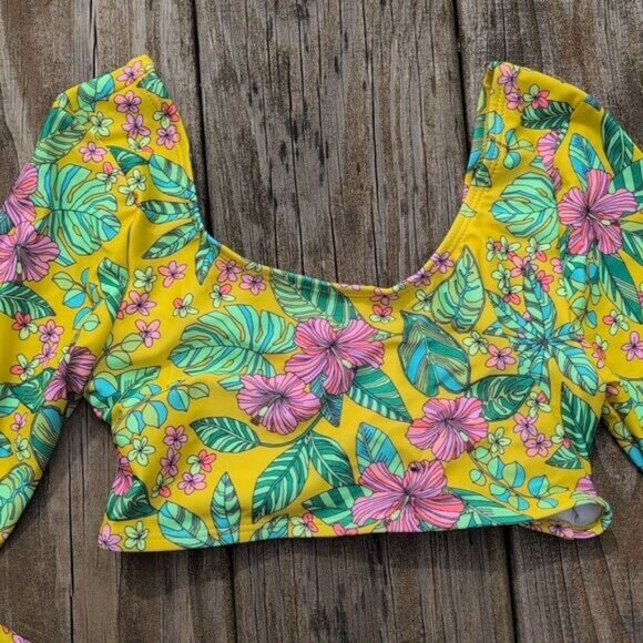 Art Class Size Medium (8) 2 Piece Long Sleeve Bathing Suit, NEW - Picture 2 of 6